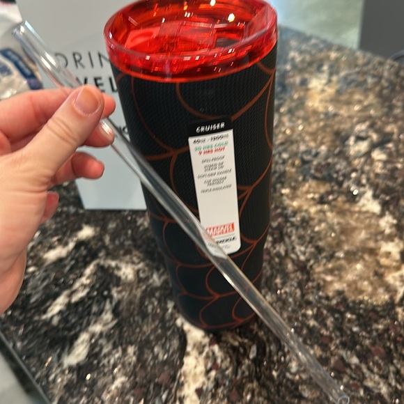 Corkcicle x Marvel Miles Morales (Spiderman) Cruiser 40oz insulated tumbler. NWT - Picture 7 of 8